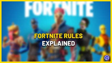 Fortnite Rules: What Do Rules 12, 32, 33, 34, 63, 64,。